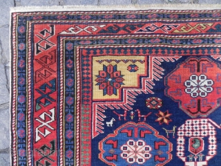 Fine Antique Caucasian Shirvan Rug, very good condition, original sides, late 19th century.  pls ask for images of the new acquisitions.           