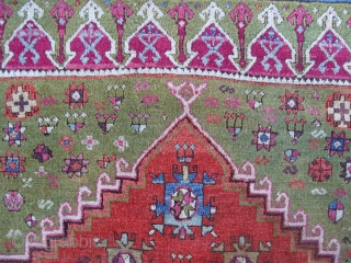 A Splendid East Anatolian Kurdish Rug (Sivas), 62x43 inches (157 x 109 cm),  Ravishing Colours, Very good condition and Full Pile, ca 1870, from a prominent Turkish estate.  www.rugspecialist.com  