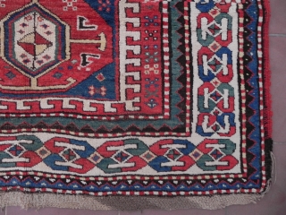 Caucasian Kazak Rug, 255x140cm, Full Pile and excellent condition, 19th century. www.RugSpecialist.com                     