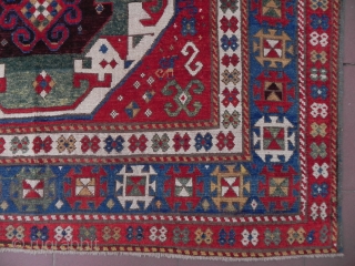 One of 32 New Acquisitions of Antique Caucasian Rugs, A Splendid Triple Medallion Kazak Rug, 230x165 cm, 19th century. www.rugspecialist.com (will be updated soon)         