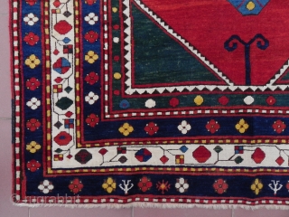 Caucasian Kazak Rug, 8.3x5.1 ft (255x157 cm), second half 19th century, excellent condition. www.rugspecialist.com                   