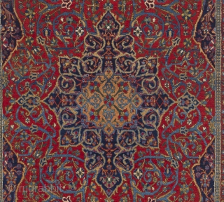 Antique Persian Kashan Rug, 131x210 cm                           