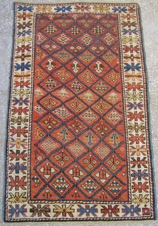 Daghestan Rug, 117x72cm (28x46 inches),ca 1900, www.rugspecialist.com                          