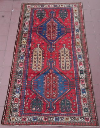 Caucasian Shikli Kazak Rug, 8.2 x 4.3 ft, good condition, late 19th century. www.rugspecialist.com                   