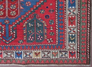 Caucasian Shikli Kazak Rug, 8.2 x 4.3 ft, good condition, late 19th century. www.rugspecialist.com                   