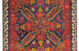 Seichur Runner, 3.7 x 11.6 Ft (110x350 cm), late 19th century. Excellent original condition, full lustrous wool pile, all natural dyes. Provenance: a private collection in England, purchased from Armand Deroyan in  ...