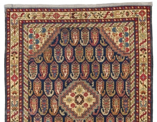 Antique Caucasian Baku Chila (Khila) long Rug, East Caucasus - Azerbaijan. Ca Early 19th Century. 4.7 x 12 Ft (140x365 cm). Provenance: New England, USA. 

Here is a high resolution image of  ...