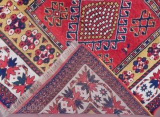 Caucasian Borchalo Kazak Rug, 19th century, 233x120 cm (7.6x3.9 ft). www.RugSpecialist.com                      