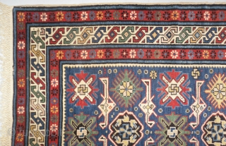 Antique Caucasian Shirvan Kuba Rug, Excellent original condition, full pile,  late 19th century. www.RugSpecialist.com                  