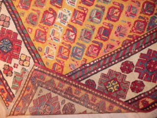 Caucasian Kazak Rug, 5.9x4.3 ft (178x132 cm), 19th Century, as found. Gallery: Binbirdirek Mah, Peykhane Cd, Ucler Sk, Ersoy Han, 48/2, Sultanahmet, Istanbul, 34122, Turkey. Collecting, Buying, Selling, Appraising, Conserving and Restoring  ...
