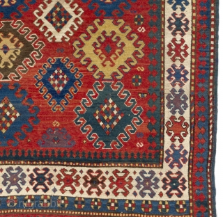 Antique Caucasian Kazak Rug, 4.8 x 6.7 Ft (143x200 cm), ca 1870, stock no: a153. 

here is a high resolution image of it: https://drive.google.com/file/d/0Bz7Alnbetq5uN2o4MGVST29TaW8/view?usp=sharing

some more antique rugs in stock: https://drive.google.com/file/d/0Bz7Alnbetq5uN2o4MGVST29TaW8/view?usp=sharing   