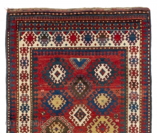 Antique Caucasian Kazak Rug, 4.8 x 6.7 Ft (143x200 cm), ca 1870, stock no: a153. 

here is a high resolution image of it: https://drive.google.com/file/d/0Bz7Alnbetq5uN2o4MGVST29TaW8/view?usp=sharing

some more antique rugs in stock: https://drive.google.com/file/d/0Bz7Alnbetq5uN2o4MGVST29TaW8/view?usp=sharing   