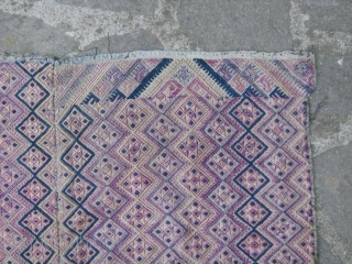  Beautiful Zhuang baby blanket,in good condition,fantastic embroidery,cm.69x70                         