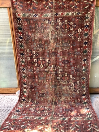 Antique Yomut  in used condition.Cm.160x292                           