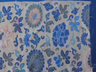 Early Ming period silk fragment.Cm.26x84                            