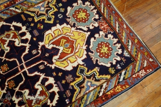 Full Pile Caucasian Intermediate Size Rug circa late 19th century 4' x 9'7''                    