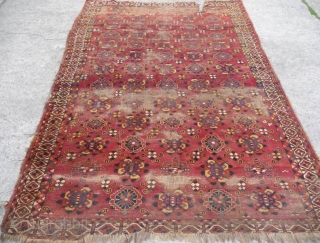 Central Asian Carpet. 5'11"X8'4"....180X254 Cm. All wool.                          