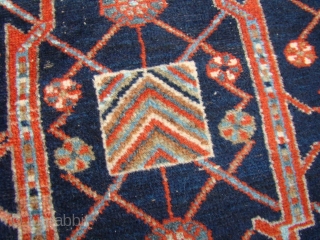 Small NW Persian rug 37"X57"...95X145 Cm. Generally good short pile.                       