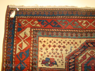 Caucasian Prayer Rug. Size: 3'x5'7"                            