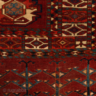 Turkmen Yamut chuwal  cm 1,22x 0,84  19th century  1880 circa                    