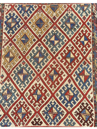 Caucasian Kazak Genje 19th century (1870/80) circa

165 x 135 cm

for more details info@anatoliantappeti.com

www.anatoliantappeti.com                    
