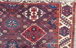 Antique Turkman Main Carpet Chodor -cm 2.85 x 2.05- 19th century
All Natural colours - To be repaired & has old restaurations
Soft wool rug
for more info
info@anatoliantappeti.com
sadettinufuklar@gmail.com
        