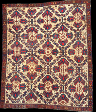 Beautiful Fragment Afshar Persia probably mid 19th Century 
Fantastic Colors 

Size: 130 x 110 cm

Visit www.anatoliantappeti.com

for info info@anatoliantappeti.com               