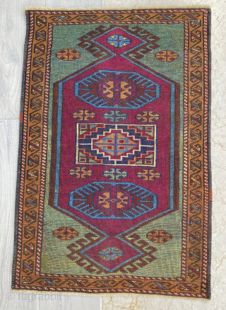 east anatolian sivas yastik cm 0,85 x 0,55 19th century natural colors good condition