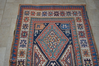 Nice early Shirvan runner.  Measures 9'11" x 44".  Great colors, wonderful condition.                   