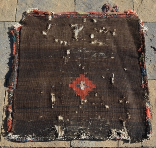 Early Kurdish Pile Bag, measures 25" x 25".  Nice even pile.                     