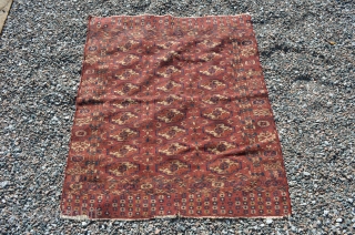 Tekke Turkoman Wedding Dowry Rug, Fine Weave, Nice Condition.  Measures 32" x 39"                   