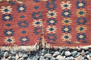 Tekke Turkoman Wedding Dowry Rug, Fine Weave, Nice Condition.  Measures 32" x 39"                   