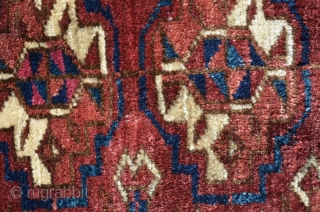 Tekke Turkoman Wedding Dowry Rug, Fine Weave, Nice Condition.  Measures 32" x 39"                   