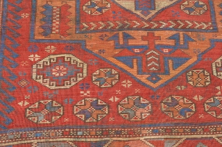 Wonderful early Bergama carpet, nice condition.  Measures 6'4" x 5'1"                      