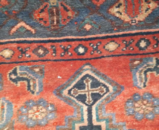 Malayer rug 1910-1920.
110*200 cm
will be sold to the first reasonable offer.
overall in good condition with signs of wear and usage.             