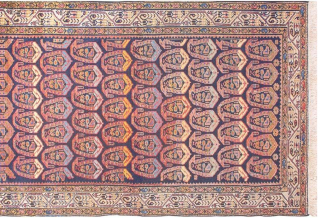 Antique Borujerd rug in good condition.
size: 123 × 194 cm
vegetable colours.
                      