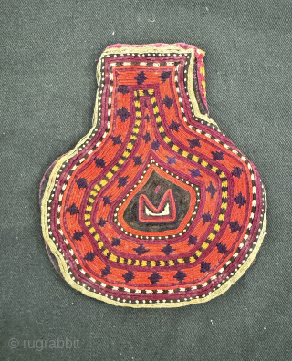 A very rare and super fine Antique silk chain-stitched embroidered bag from Afghanistan. Dating to late 19th century this bag was likely made by the Uzbeks on the Afghan side of the ...