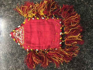 An exceptional antique Tekke Turkoman silk purse / bag. This a very rare type with gorgeous colours and lovely tassels. A rare gem reflecting the rich textile tradition of tekke Turkmen tribe.  ...