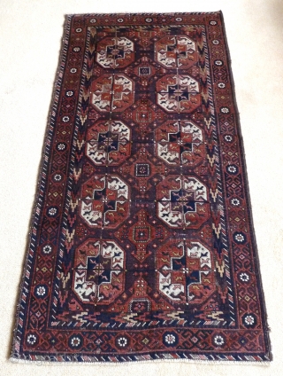 A good 19th Century Belouch with excellent rich colours and silky wool. 173 x 85cm                  