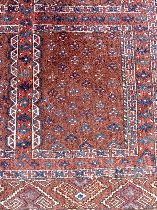 Yomut ensi, late 19th century. Good natural colours and condition. 180 x 130 cm                   