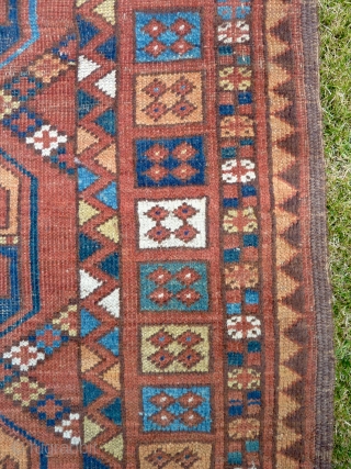 An early Ersari long carpet. 302 x 185cm. This carpet is part of a small group of extant pieces that appears to have been woven in the Amu Darya oases before the  ...