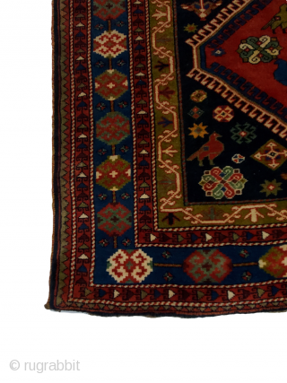 Origin: Yalameh ; Circa: 1970 ; Size: 6'6" x 10'2" ; Construct: Wool on Wool foundation ; (Stock# 35614). 

Rugrabbit note: please remember to post antique pieces only. Thanks!    