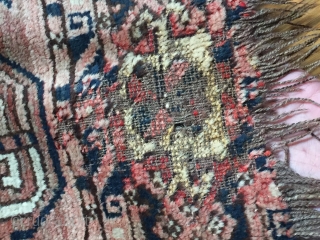 Turkmen
Material: Wool
Size: 1"7 x 3"4
Circa: 1950?
                           