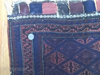  Baloch, Iran
Material: Wool
Size: 2"2 x 1"8
Circa: 1920
                         