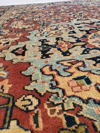 Origin - Heriz ; 
Size - 6'3" x 9'2" ; 
Reference # - 34750 ; 

All pictures are completely authentic and un-edited, to try and show the rugs true colors as best  ...
