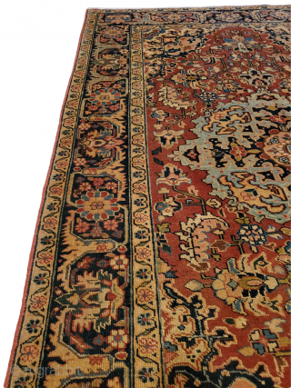 Origin - Heriz ; 
Size - 6'3" x 9'2" ; 
Reference # - 34750 ; 

All pictures are completely authentic and un-edited, to try and show the rugs true colors as best  ...