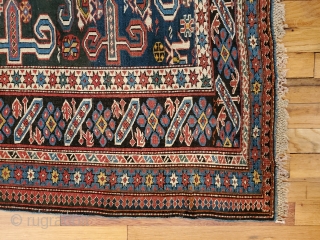 Size - 4 x 5'3
Origin - Caucasian, Prepadil
Circa - 1920
Rug # 29714                     