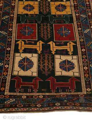 Unique design CAUCASIAN ; Circa: 1910 ; Size: 3'11" x 6'0" ; Good Condition                   