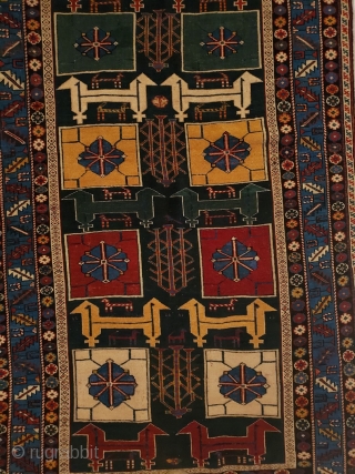 Unique design CAUCASIAN ; Circa: 1910 ; Size: 3'11" x 6'0" ; Good Condition                   