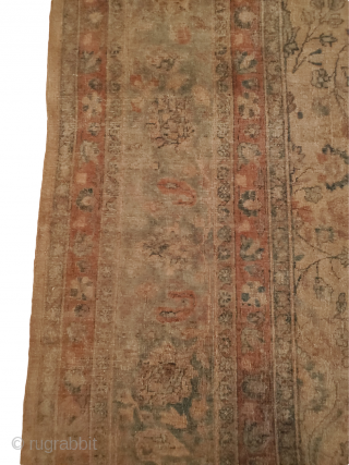 Origin: Mashad ; 
Circa: 1930 ; 
Size: 9'8" x 16'9"
Stock# - 62546

All pictures are un-edited to try and show the rugs true colors.          